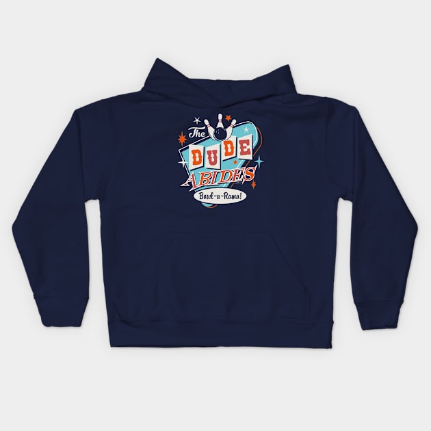 The Dude Bowl-a-Rama (Universal © UCS LLC) Kids Hoodie by Alema Art